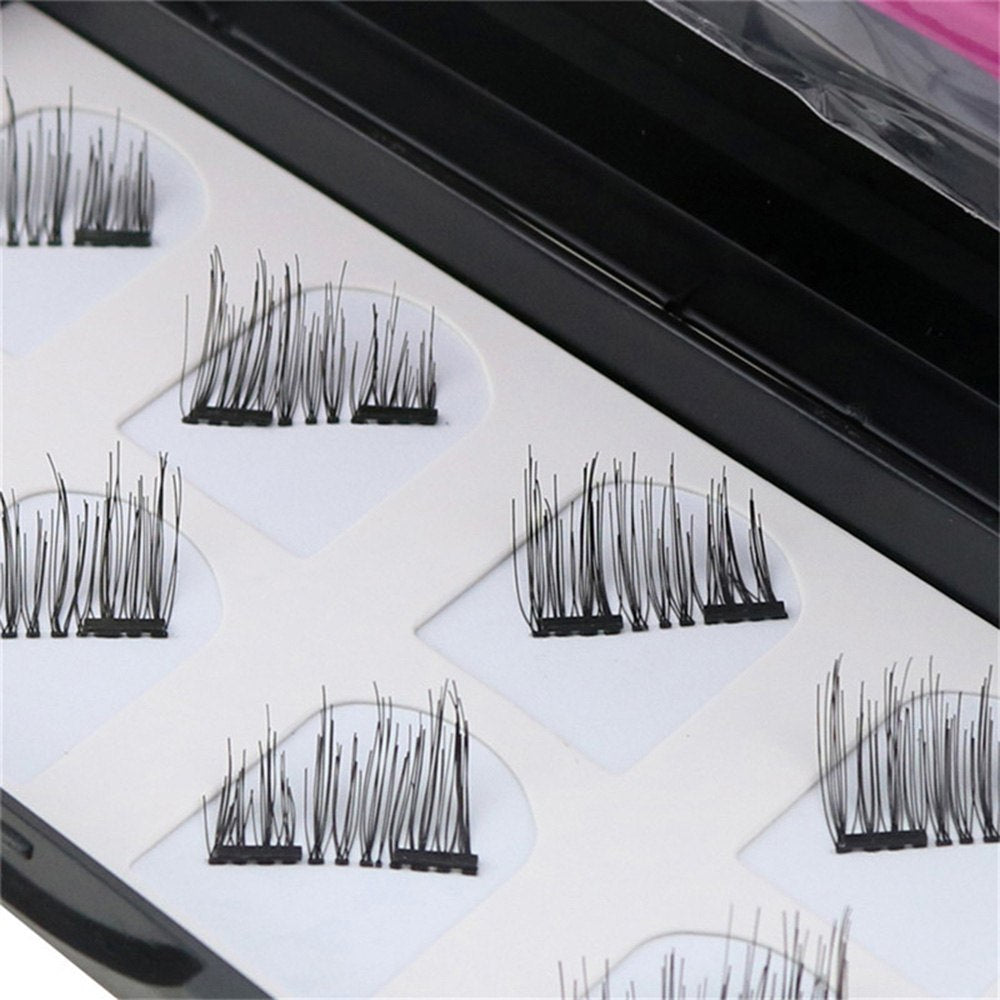 Trucco Ciglia Magnetica Magnetica Invisibile Ciglia make up 3D Visone Ciglia Finte Con Magnete Pinzetta Ciglia di Spessore Striscia Completa