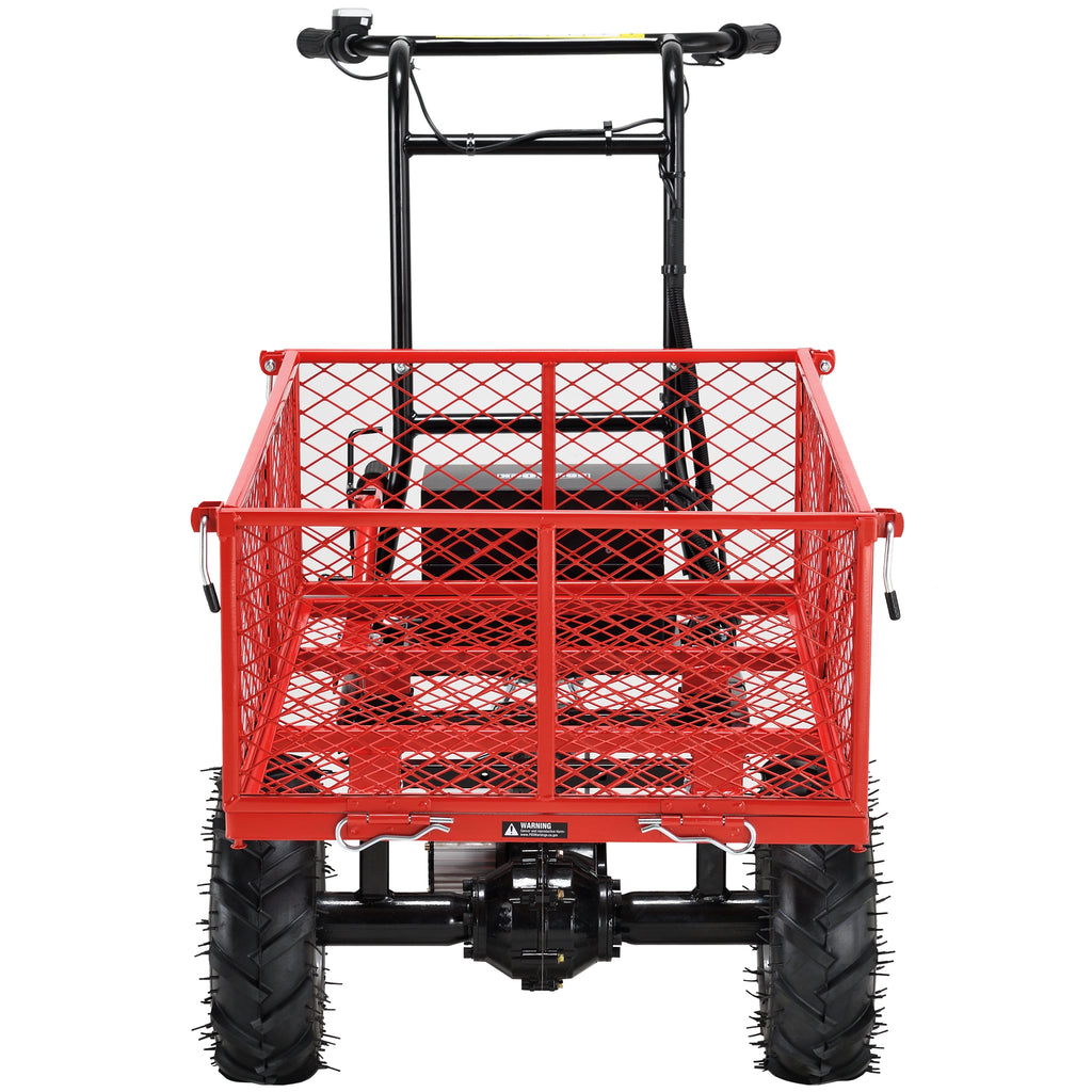 Brouette Électrique 500W 48V — Chariot Motorisé 500 lbs