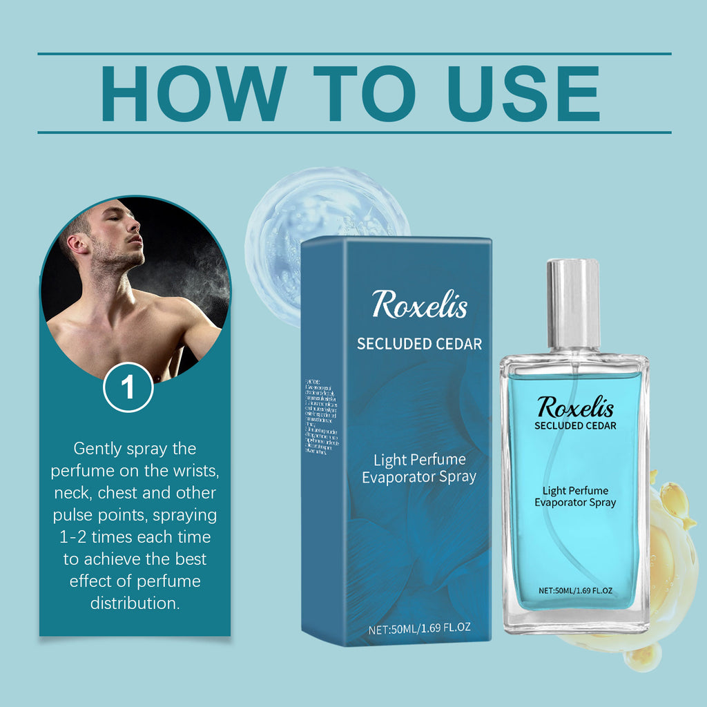 Eau de Toilette Cèdre Bleu Homme — Phéromone, Charme Business & Longue Tenue