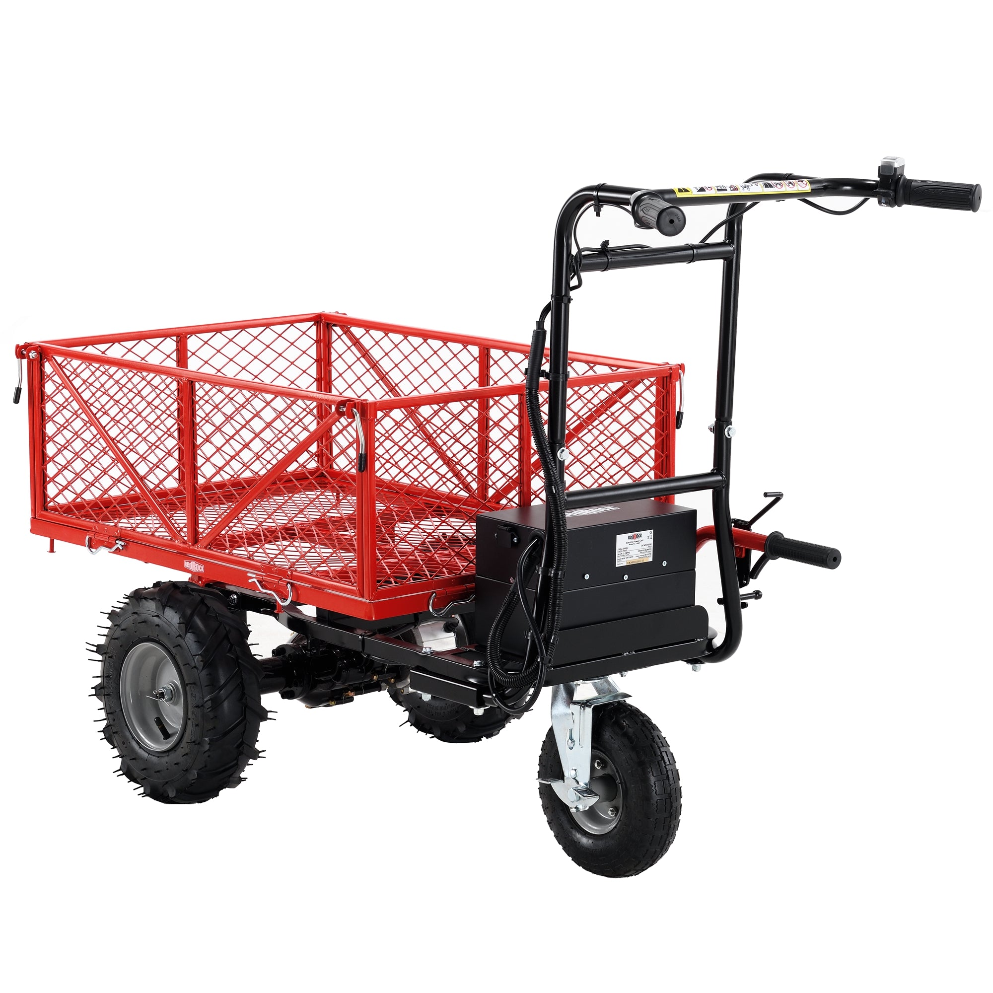 Brouette Électrique 500W 48V — Chariot Motorisé 500 lbs