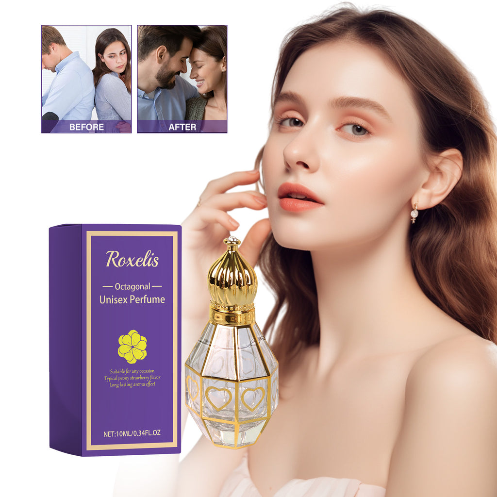 Parfum Octagonal Unisexe — Fragrance Fraîche, Naturelle & Couple Longue Tenue