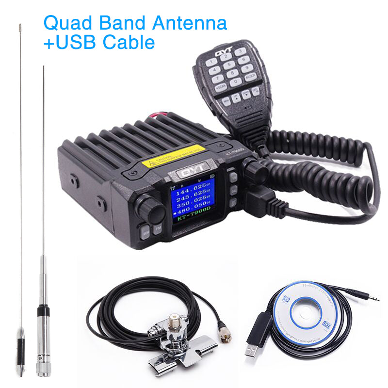 Radio CB Voiture KT-7900D Mini — Quad Bande 4 Fréquences
