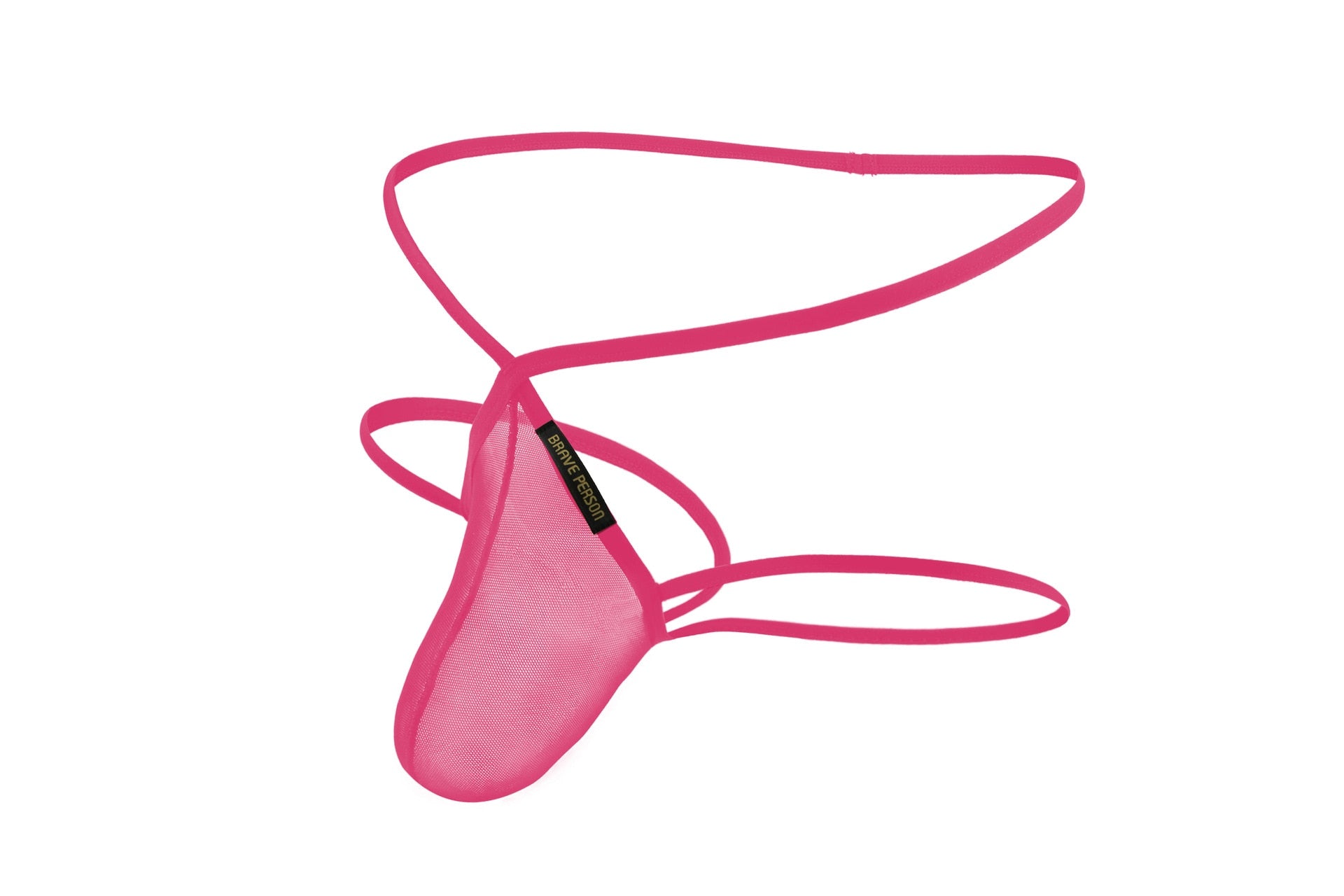 Slip Homme Transparent Mesh Taille Basse — G-String Respirant
