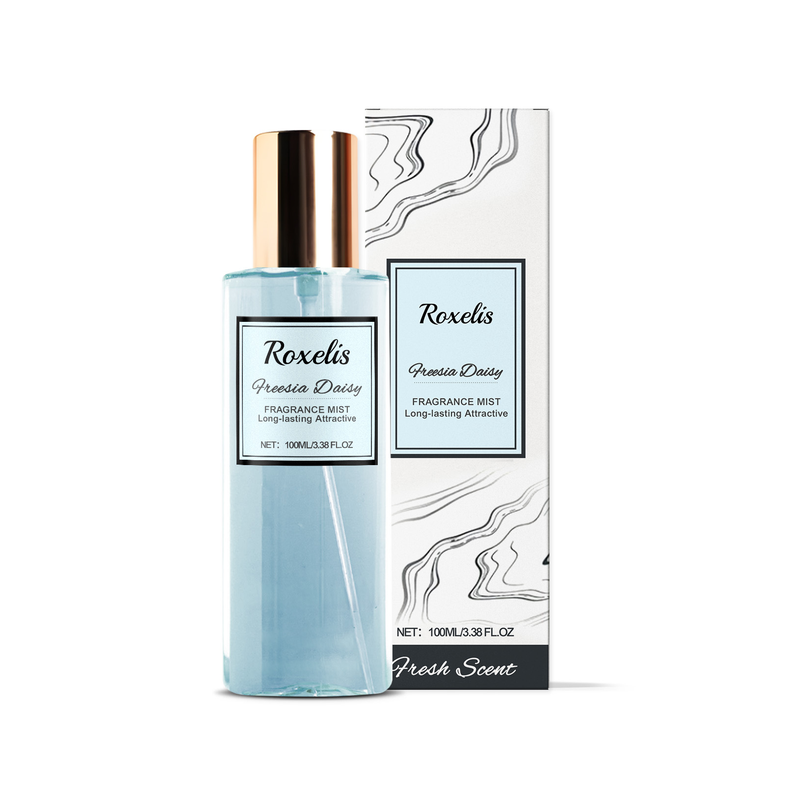Brume Parfumée Roxelis Freesia & Marguerites — Romantique, Fraîche & Longue Tenue