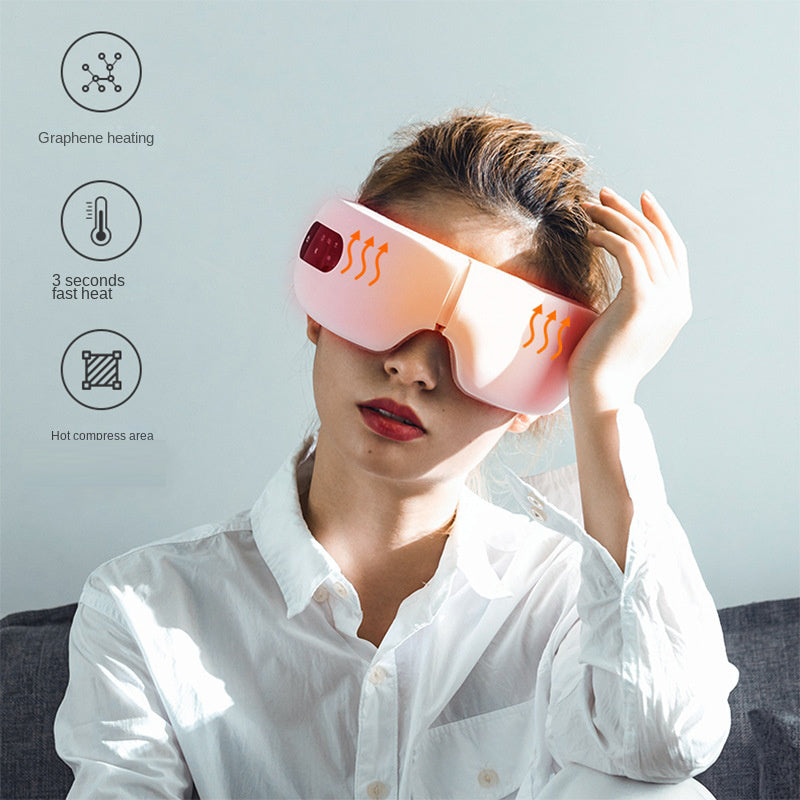 Masseur Oculaire IA — Airbag Vibration Chaleur Protège-Yeux