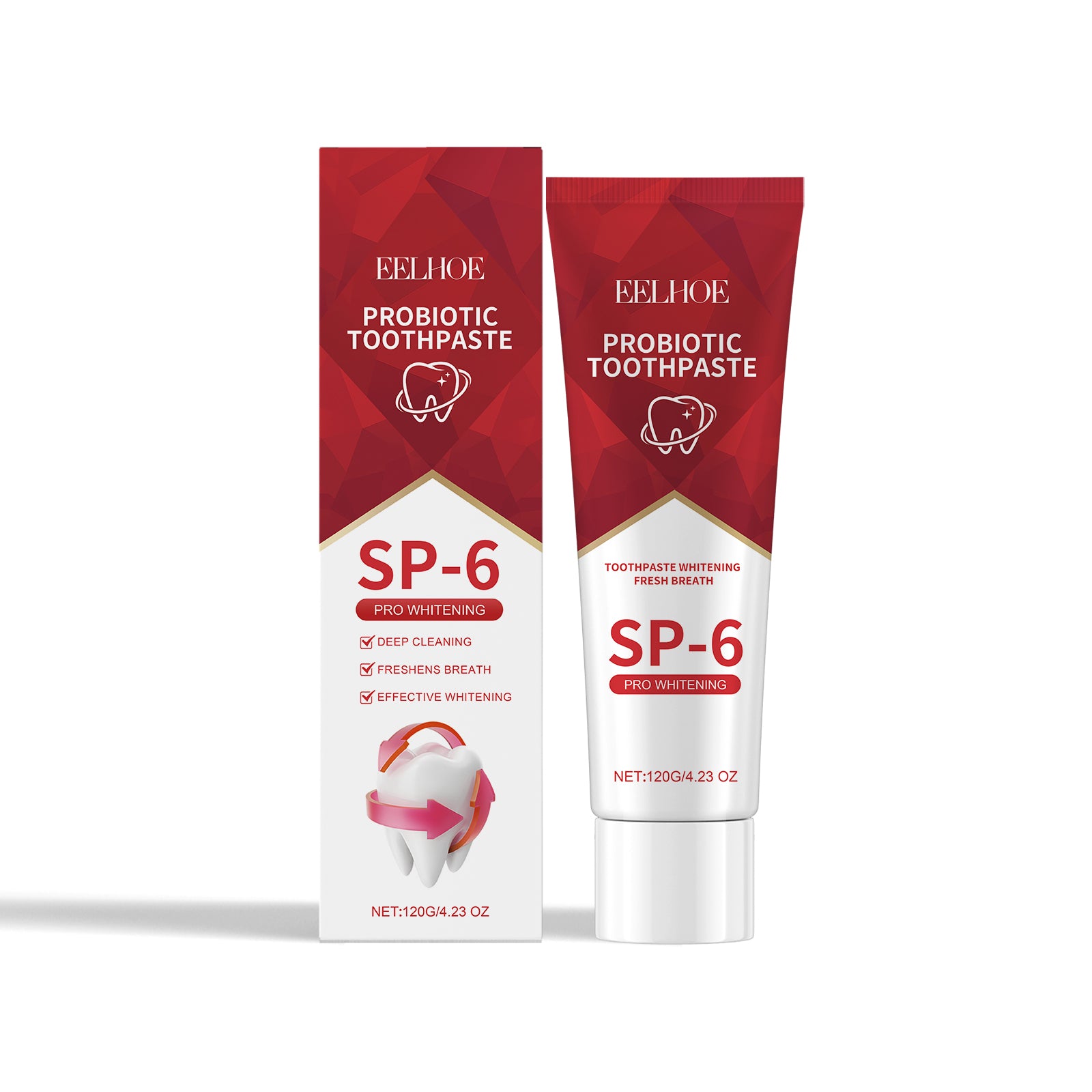 Dentifrice Probiotique Soin Quotidien — Anti-Odeur, Nettoyage & Dents Saines