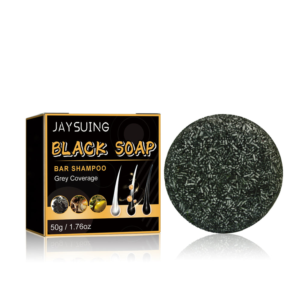 Savon Noir Dense Capillaire — Cuir Chevelu Propre, Cheveux Forts & Souples