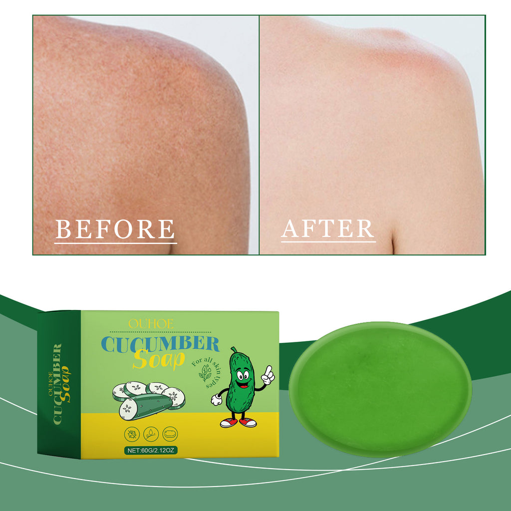 Savon Nettoyant Concombre — Purifiant, Contrôle Sébum & Multi-Usage Visage & Corps