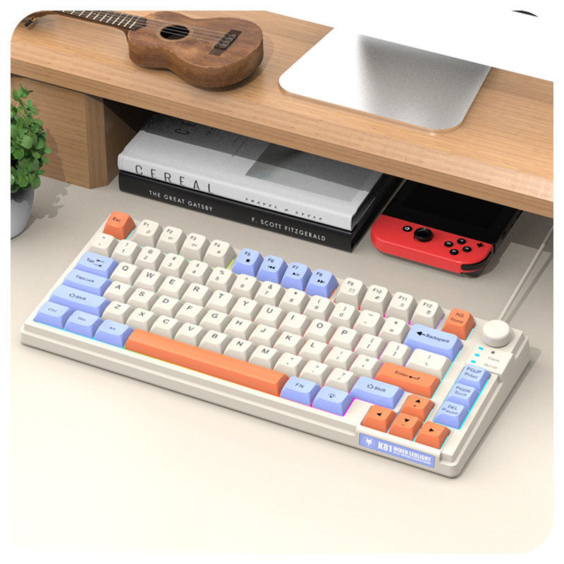 Clavier Gaming Filaire K81 — RGB Tricolore MDA Keycaps