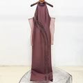 Robe Longue Mesh Transparent Perles — Style Soirée Femme