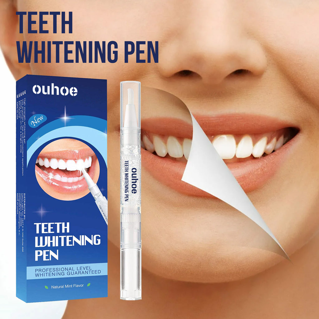 Stylo Blanchissant Dentaire — Nettoyage Ciblé, Dents Éclatantes & Haleine Fraîche