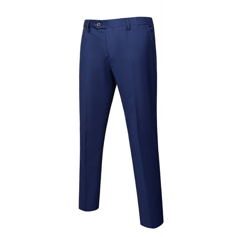 Men's Suit Set Youth Slim Fit Tuxedo Studio Groom Wear Korean Style Big Size Casual