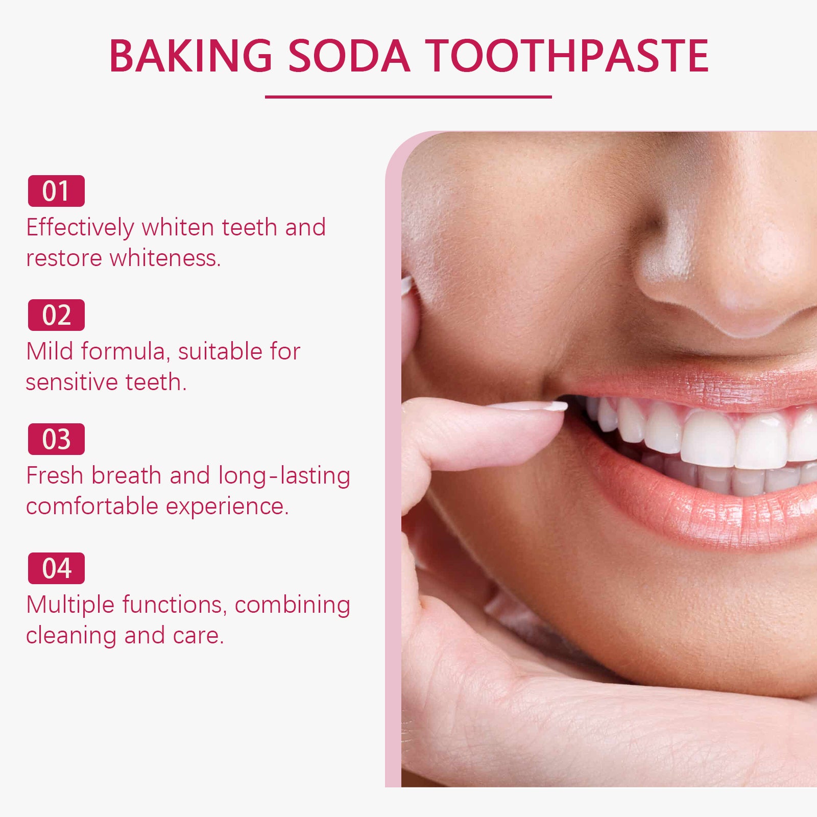 Dentifrice Bicarbonate Menthe — Blanchissant, Haleine Fraîche & Sourire Éclatant