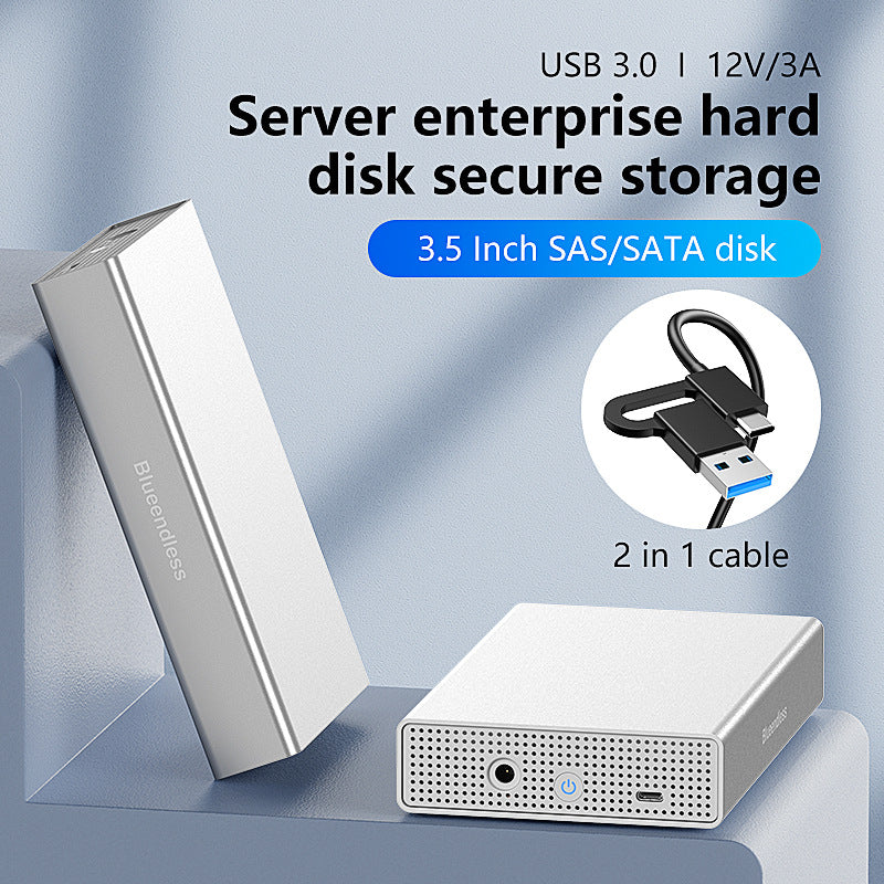 Boîtier SSD/HDD Portable Lanshuo 2.5" — Aluminium Full Metal