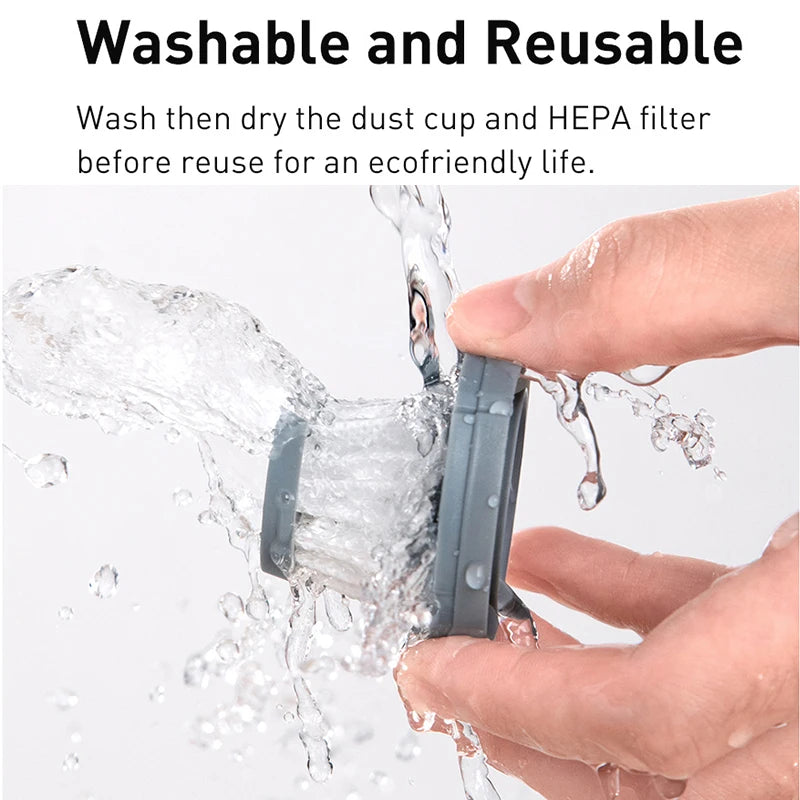 Aspirateur Voiture Baseus A1 Sans Fil 4000Pa — Portable Rechargeable