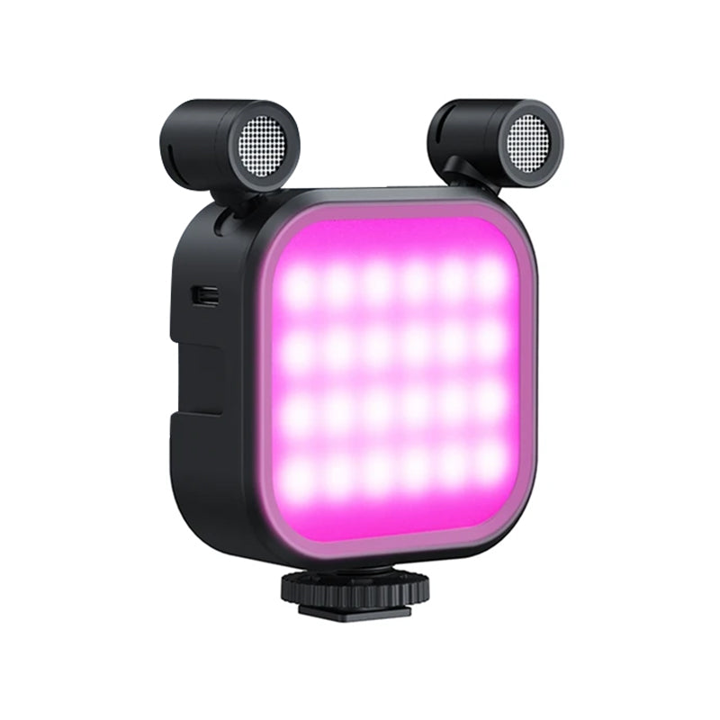 Lumière LED RGB Micro V03 — Fill Light Vlog Smartphone & Caméra