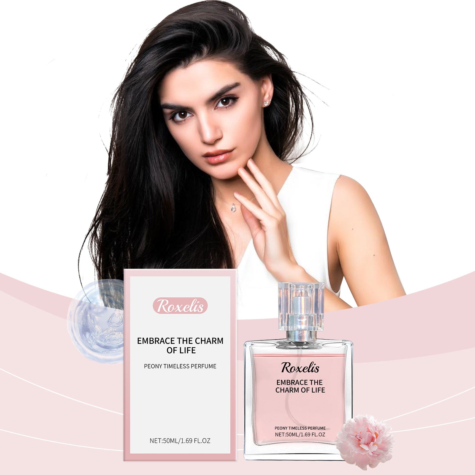 Parfum Pivoine Éternel — Fragrance Florale, Charme Naturel & Longue Tenue Femme