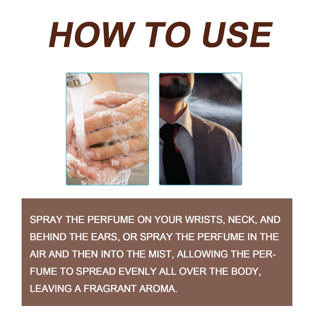 Spray Parfumé Homme — Fragrance Légère, Élégante & Charme Durable
