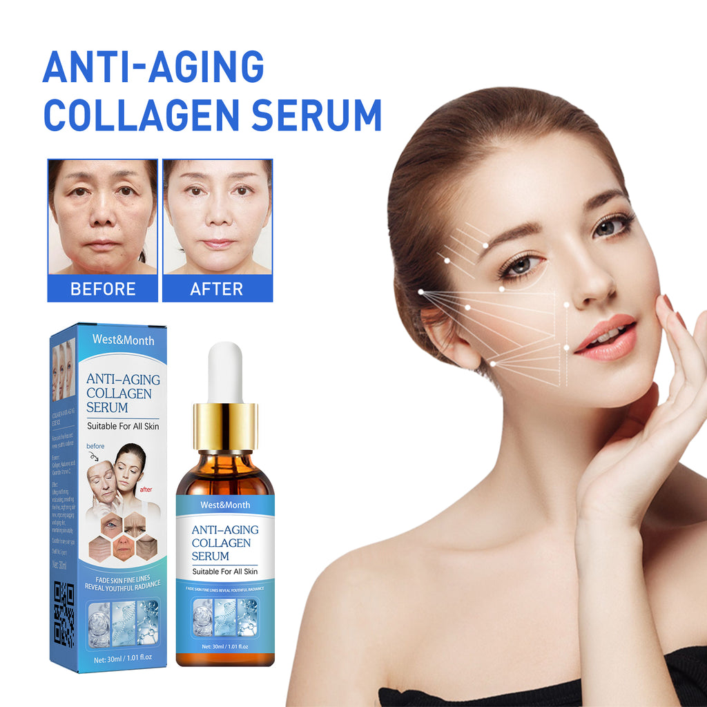 Sérum Collagène Visage — Anti-Rides, Raffermissant & Éclat