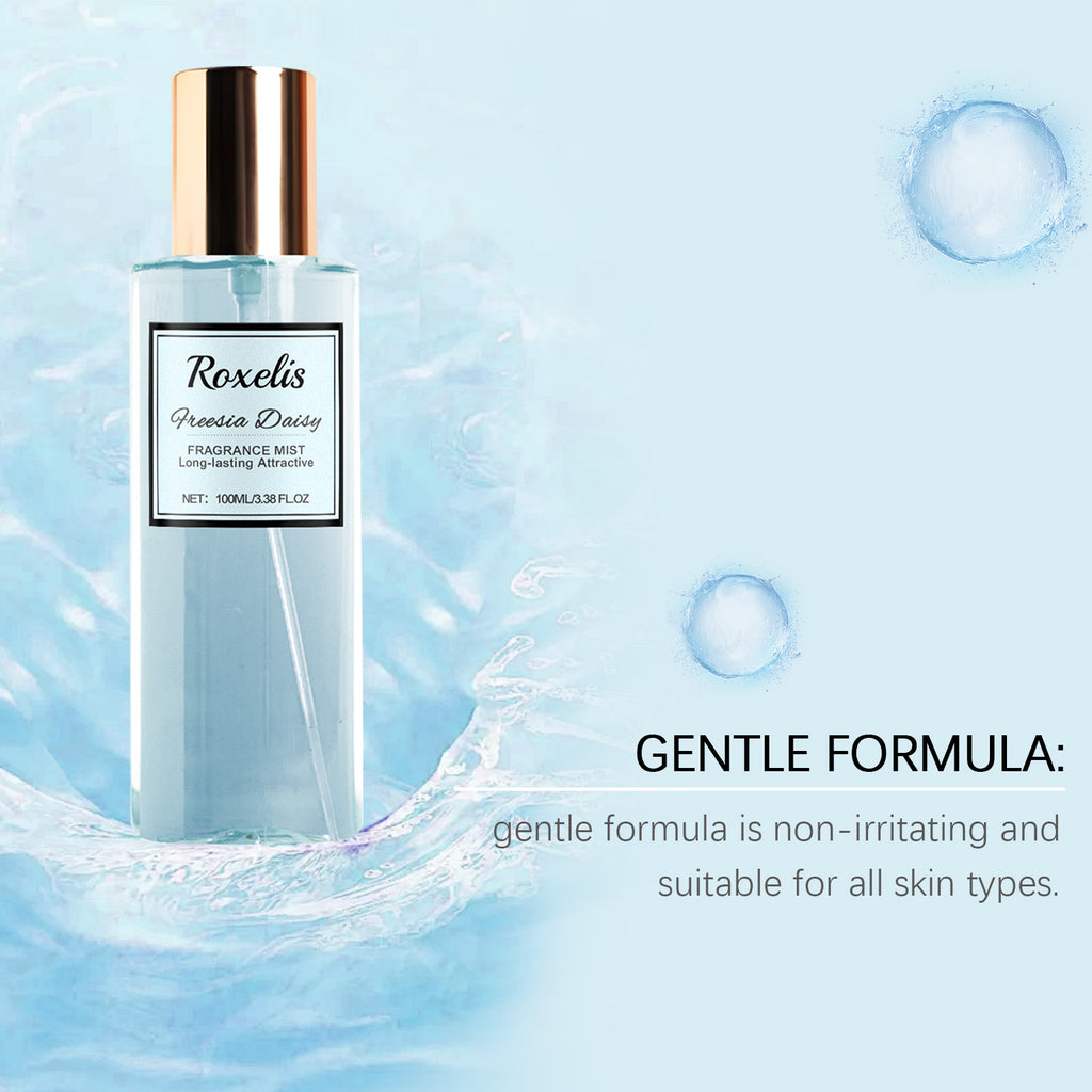 Brume Parfumée Roxelis Freesia & Marguerites — Romantique, Fraîche & Longue Tenue