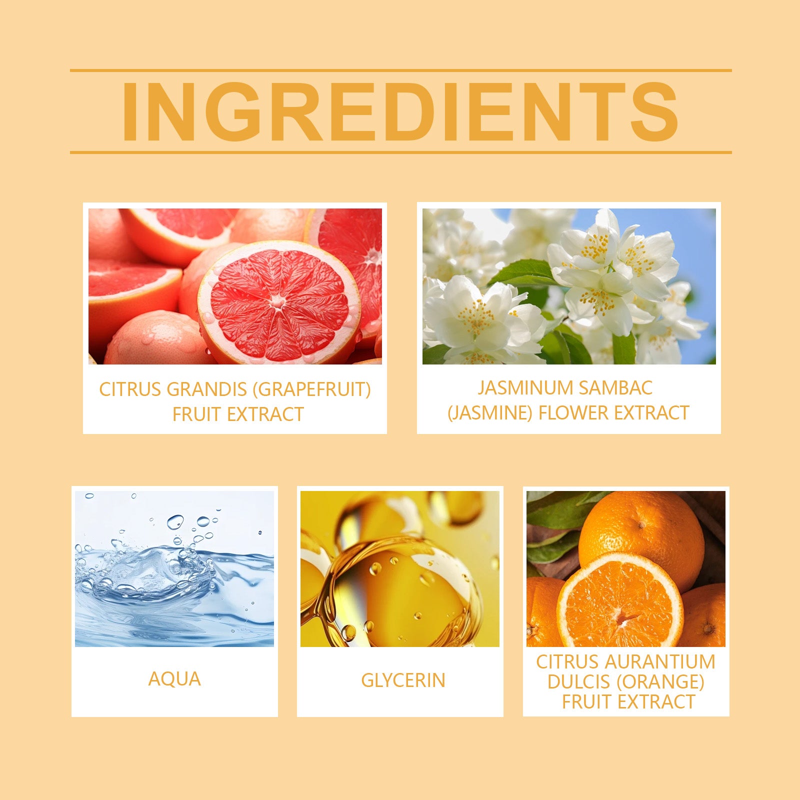 Spray Parfum Pamplemousse Femme — Fragrance Fraîche, Naturelle & Charmante