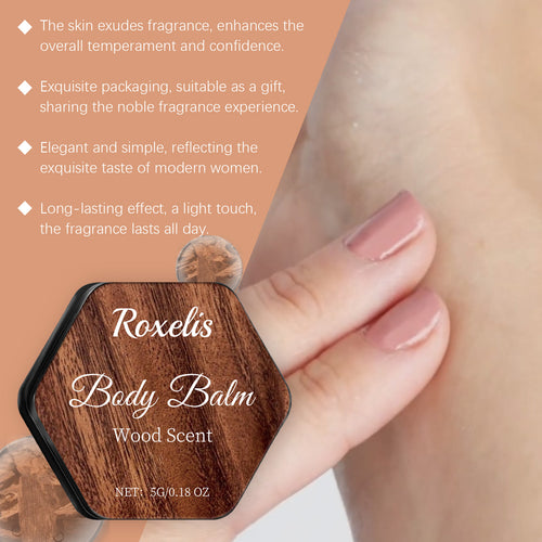 Baume Solide Boisé — Fragrance Légère & Durable, Format Pocket Premium