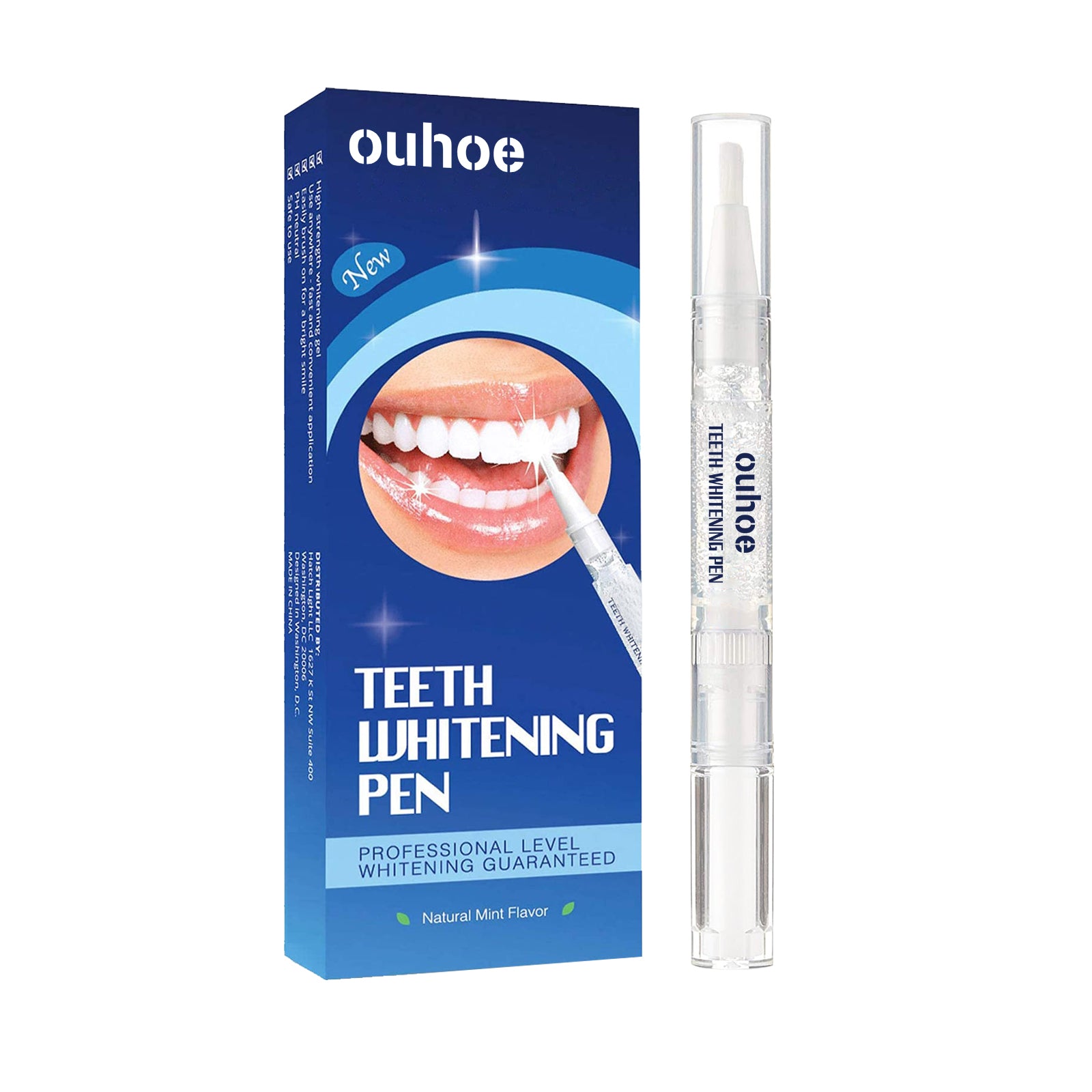 Stylo Blanchissant Dentaire — Nettoyage Ciblé, Dents Éclatantes & Haleine Fraîche