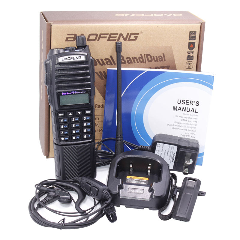 Talkie-Walkie UV-82 8W Longue Portée — Radio CB Biande 10KM