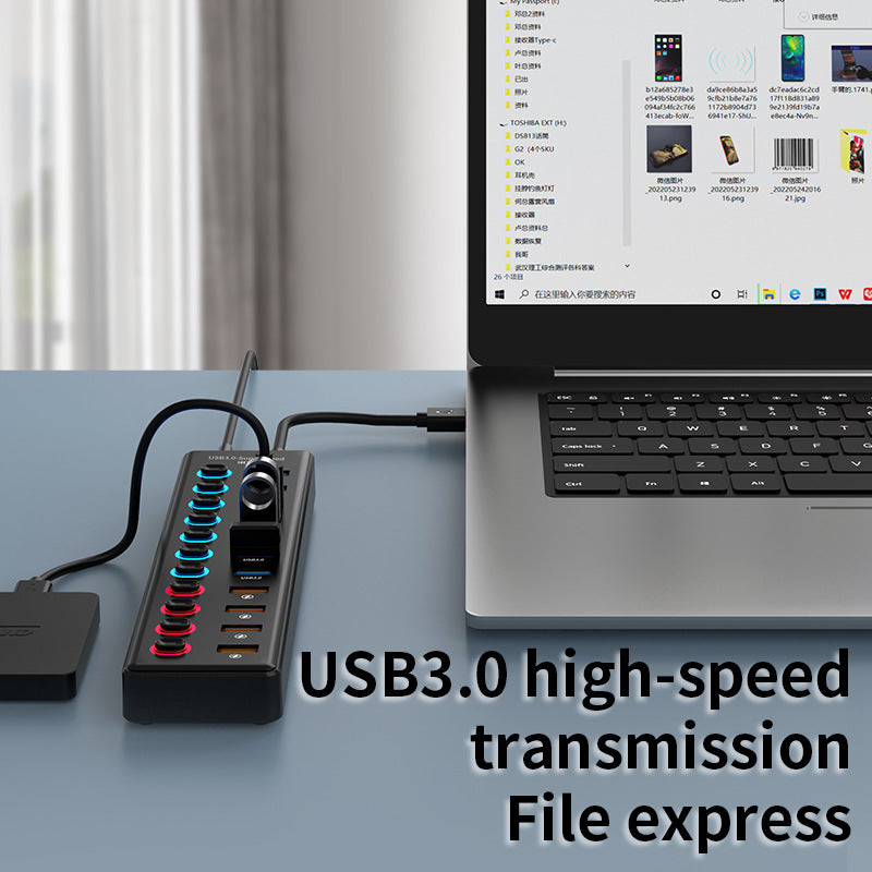 Hub USB-C 11-en-1 — USB 3.0 & Expansion Mobile