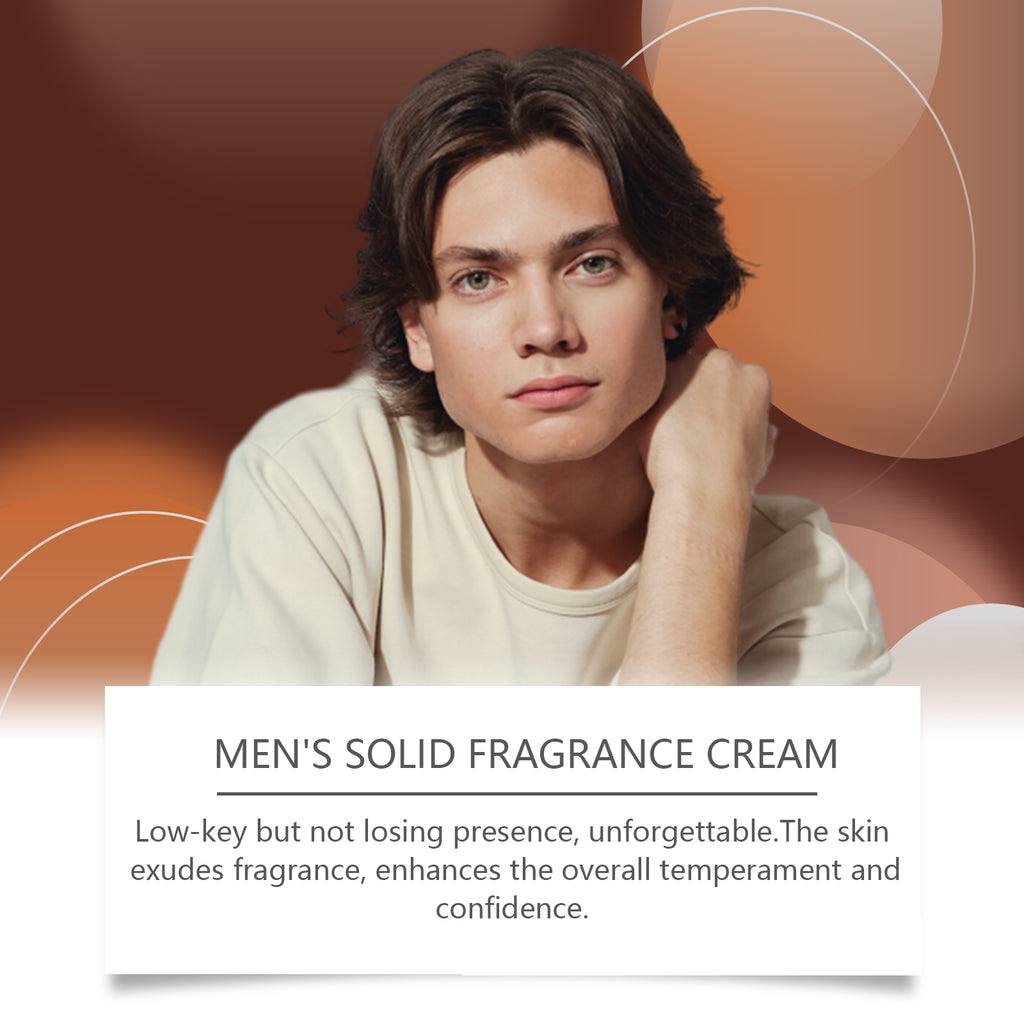 Baume Solide Homme — Fragrance Longue Tenue, Fraîche & Non Collante, Pocket