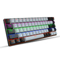 Clavier Mécanique Gaming 68 Touches RGB — Switch Bleu/Rouge