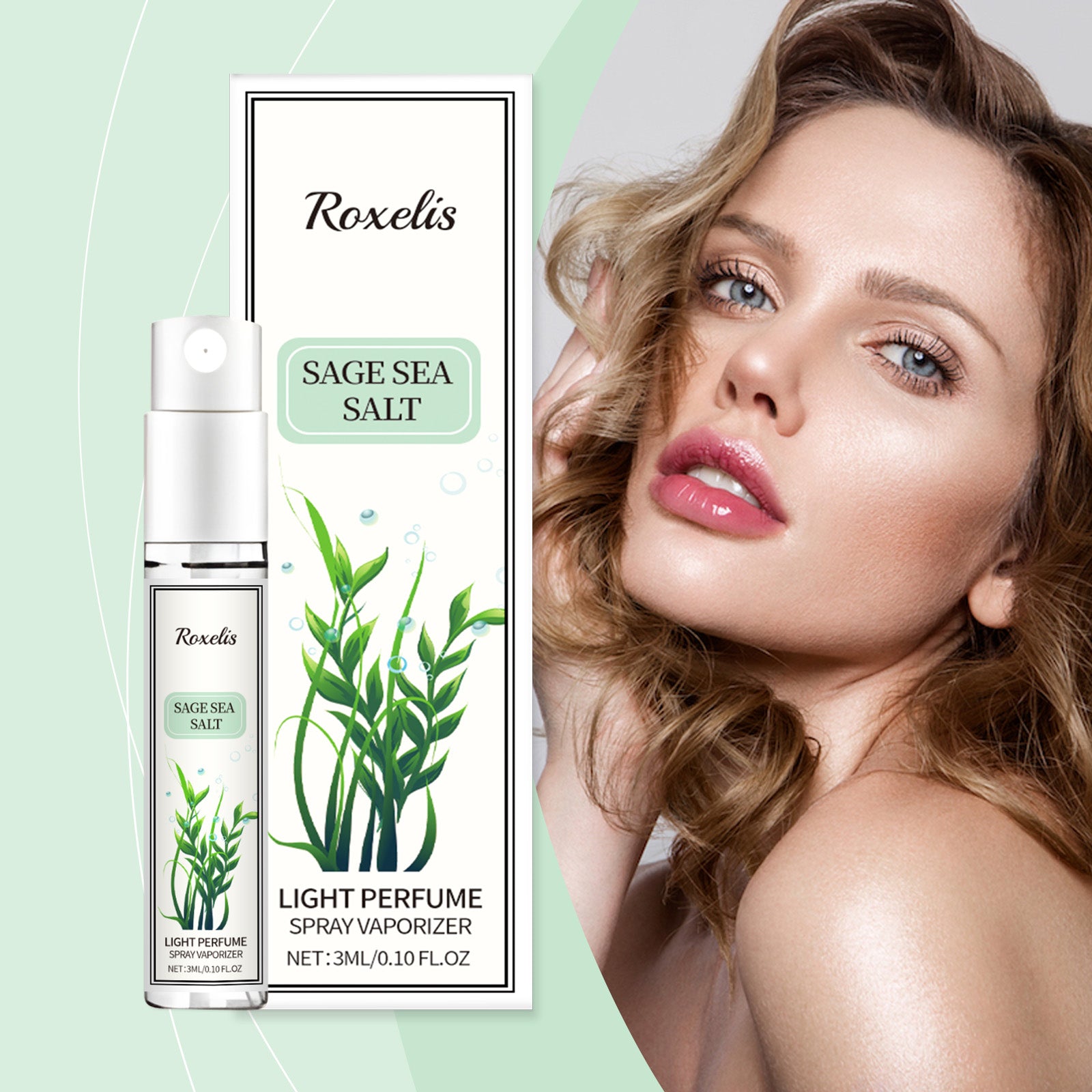 Spray Eau de Parfum Sauge & Sel Marin — Fragrance Douce, Durable & Charmante