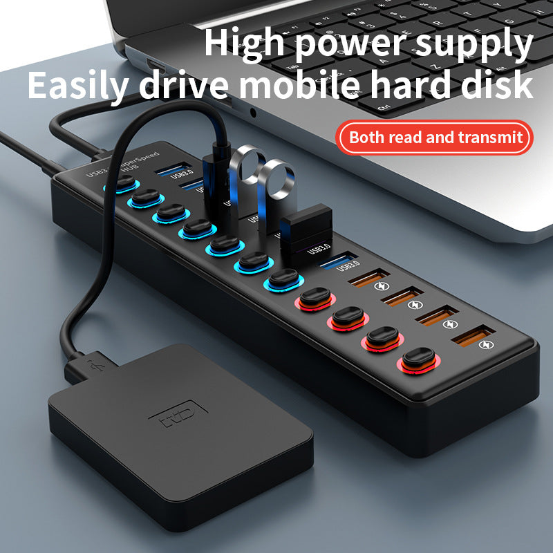 Hub USB-C 11-en-1 — USB 3.0 & Expansion Mobile