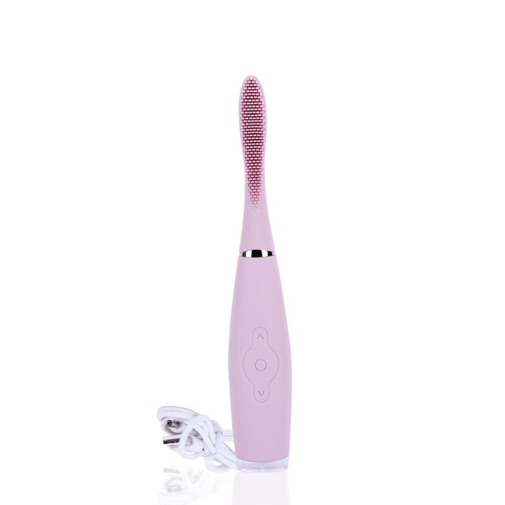 Brosse à Dents Électrique Sonique — Rechargeable USB, Waterproof & Blanchissante