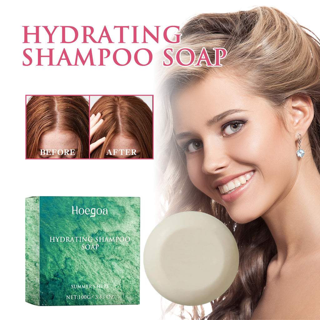 Savon Shampoing Hydratant — Doux, Contrôle Sébum & Cheveux Brillants Nourris