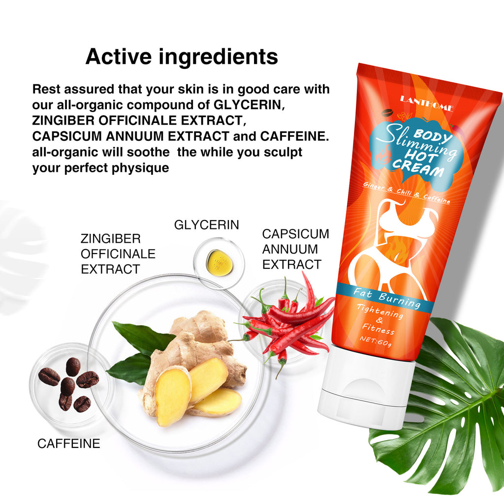 Crème Minceur & Sculptante 60g — Massage, Raffermissante & Silhouette