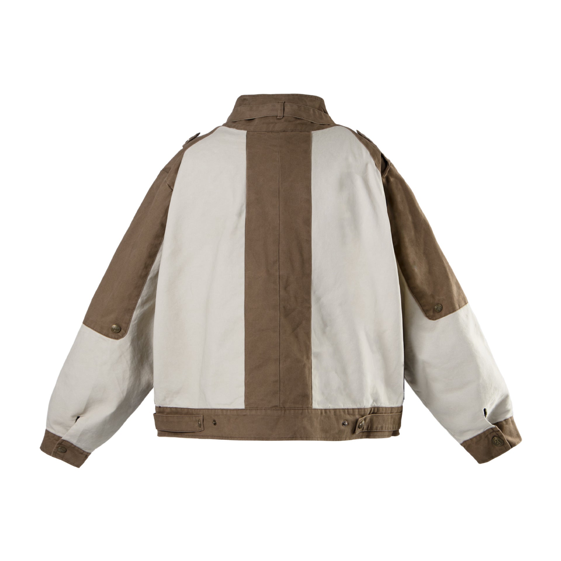 Veste Jean Patchwork Color Block — Style Workwear Femme