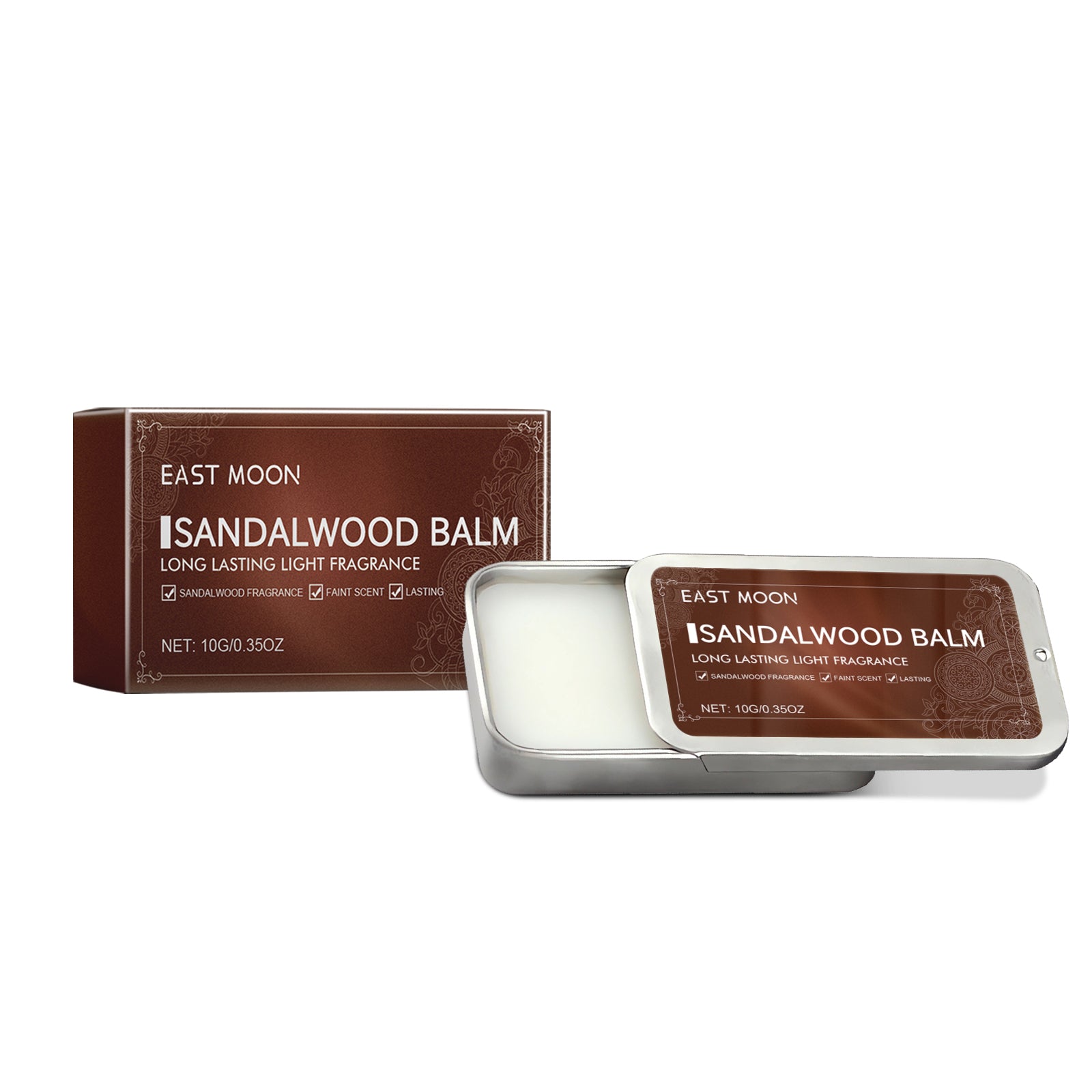 Baume Solide Homme — Fragrance Longue Tenue, Fraîche & Non Collante, Pocket