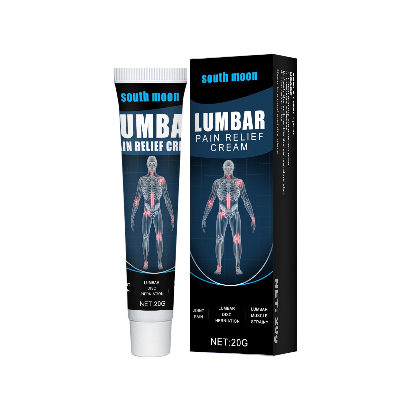 Crème Soulagement Lombaire South Moon — Anti-Douleur Articulations & Genoux