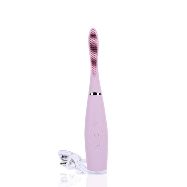Brosse à Dents Électrique Sonique — Rechargeable USB, Waterproof & Blanchissante