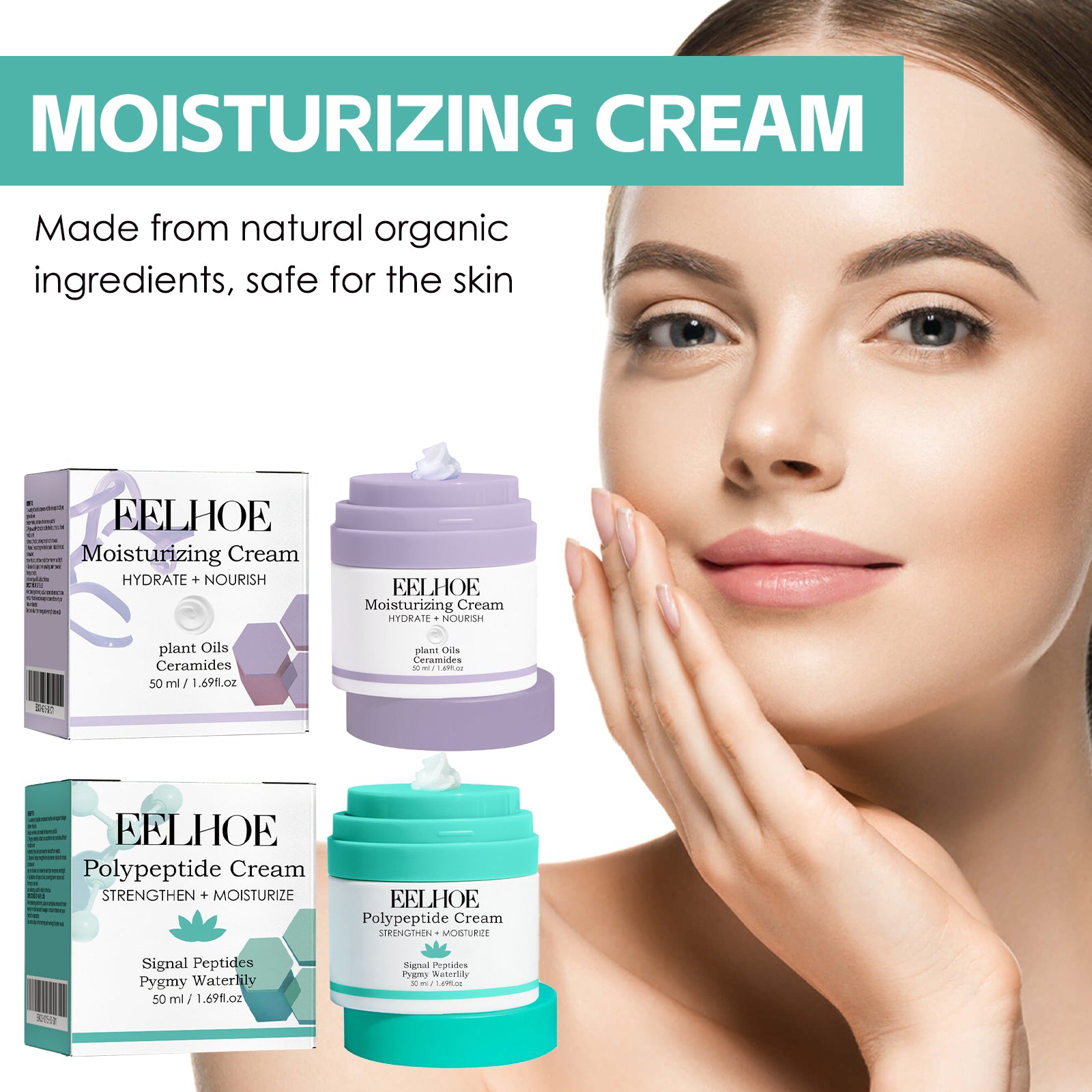 Crème Hydratante Blanchissante — Éclat, Teint Uniforme & Soin Quotidien