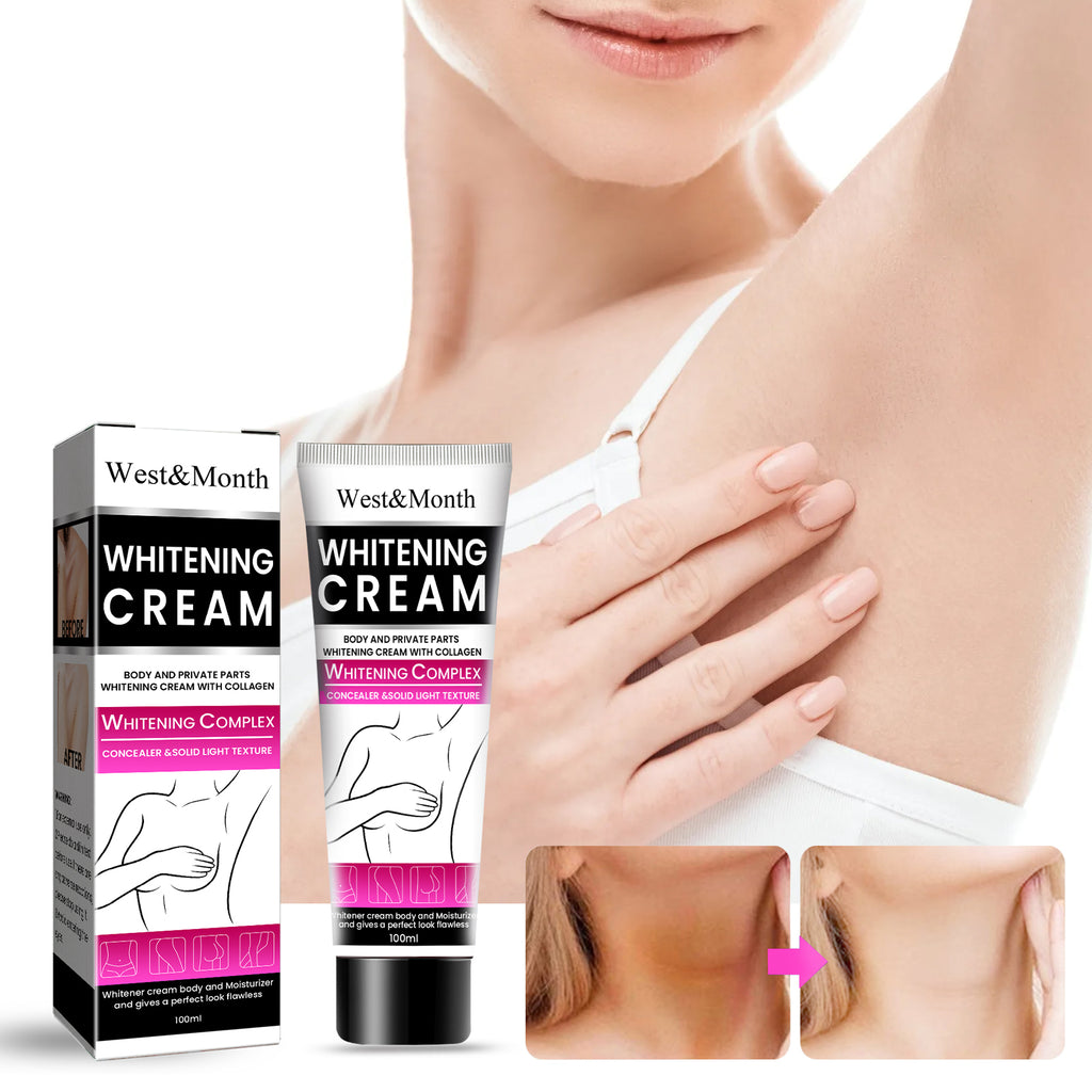 Crème Blanchissante Visage — Éclaircissante, Hydratante & Teint Uniforme