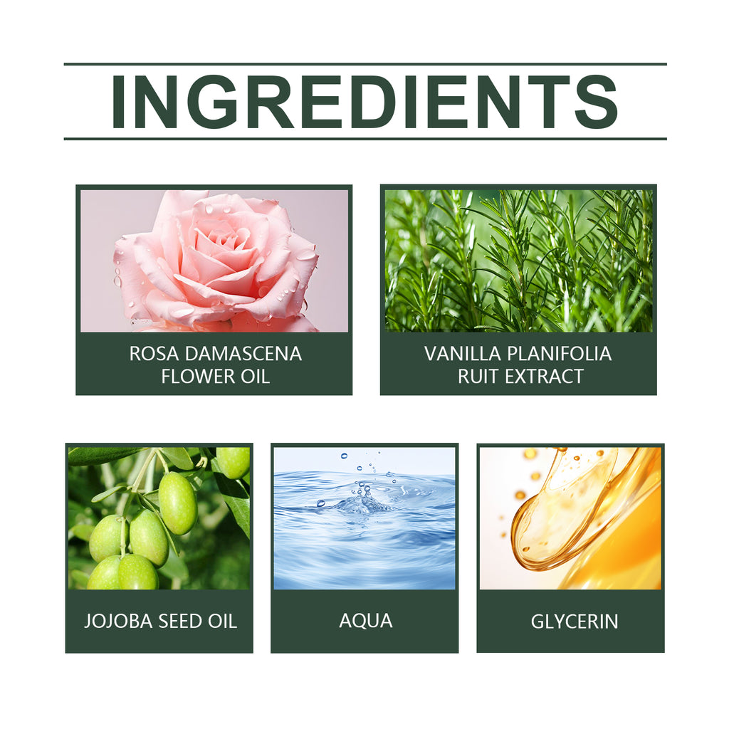 Huile Corporelle Vanille & Rose WOODSLEEP — Nourrissante, Soyeuse & Parfumée
