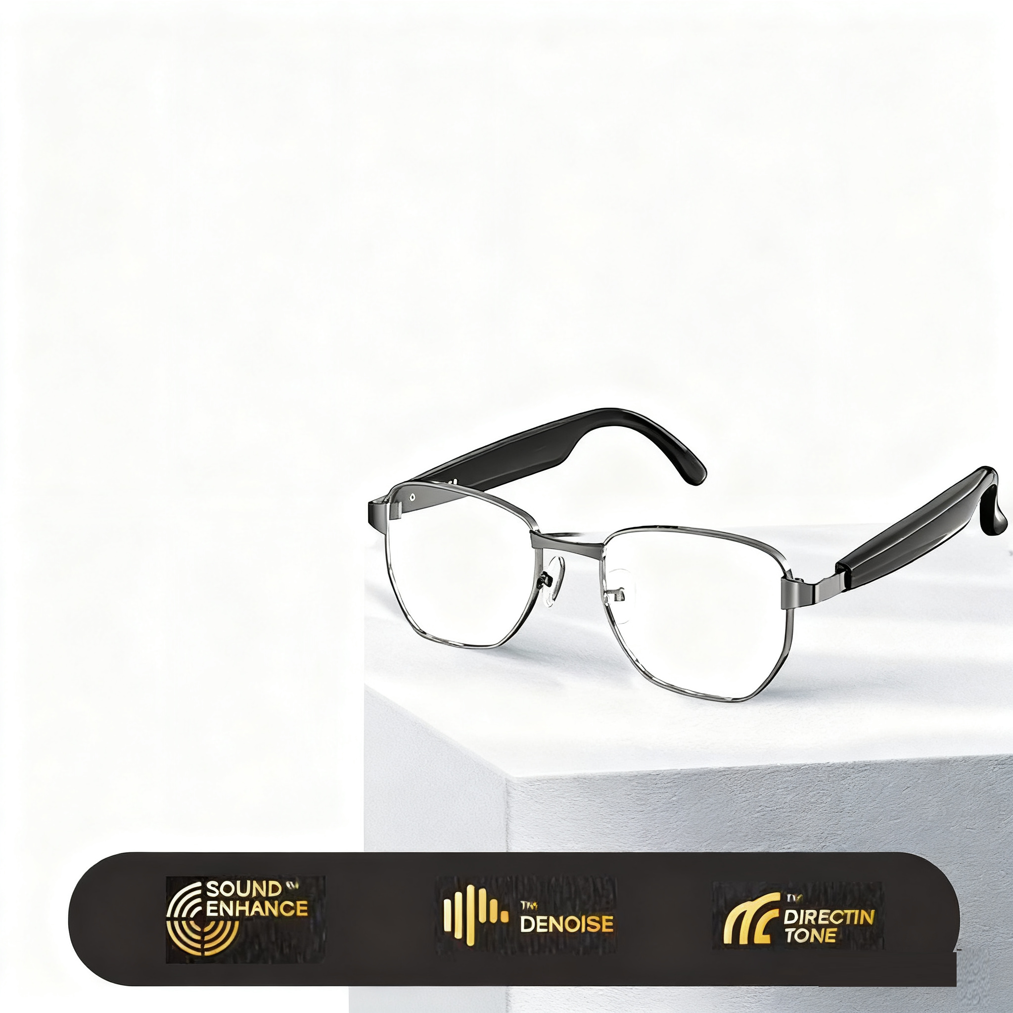 Lunettes Traducteur IA HY-C8 — 75 Langues Bluetooth Conférence