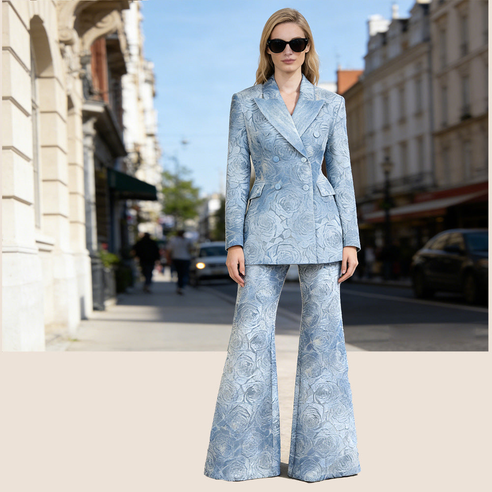 Ensemble Jean Laser Veste & Pantalon Homme — Street Style