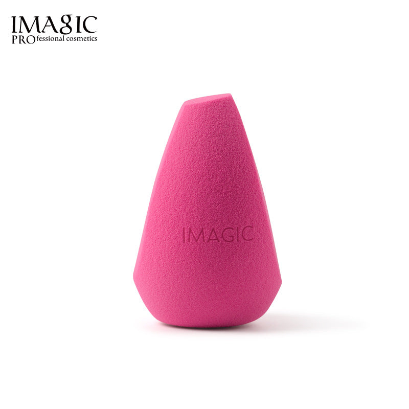IMAGIC Make Up Egg Wet And Dry Non Latex Soaking Water Becomes Bigger And Cut Diagonally Without Powder Puff