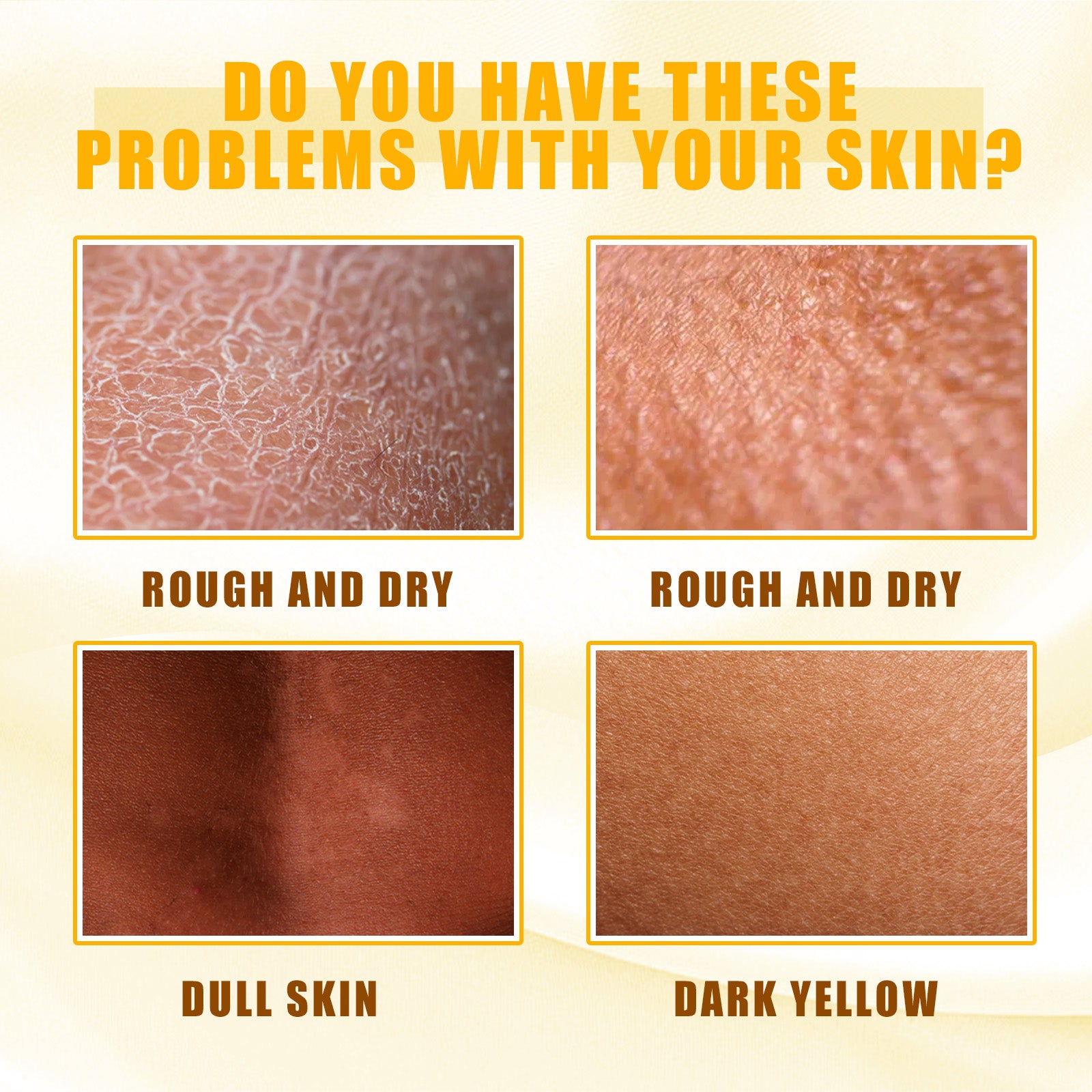 Huile Exfoliante Jaune Corps — Éclaircissante, Hydratante & Peau Lumineuse