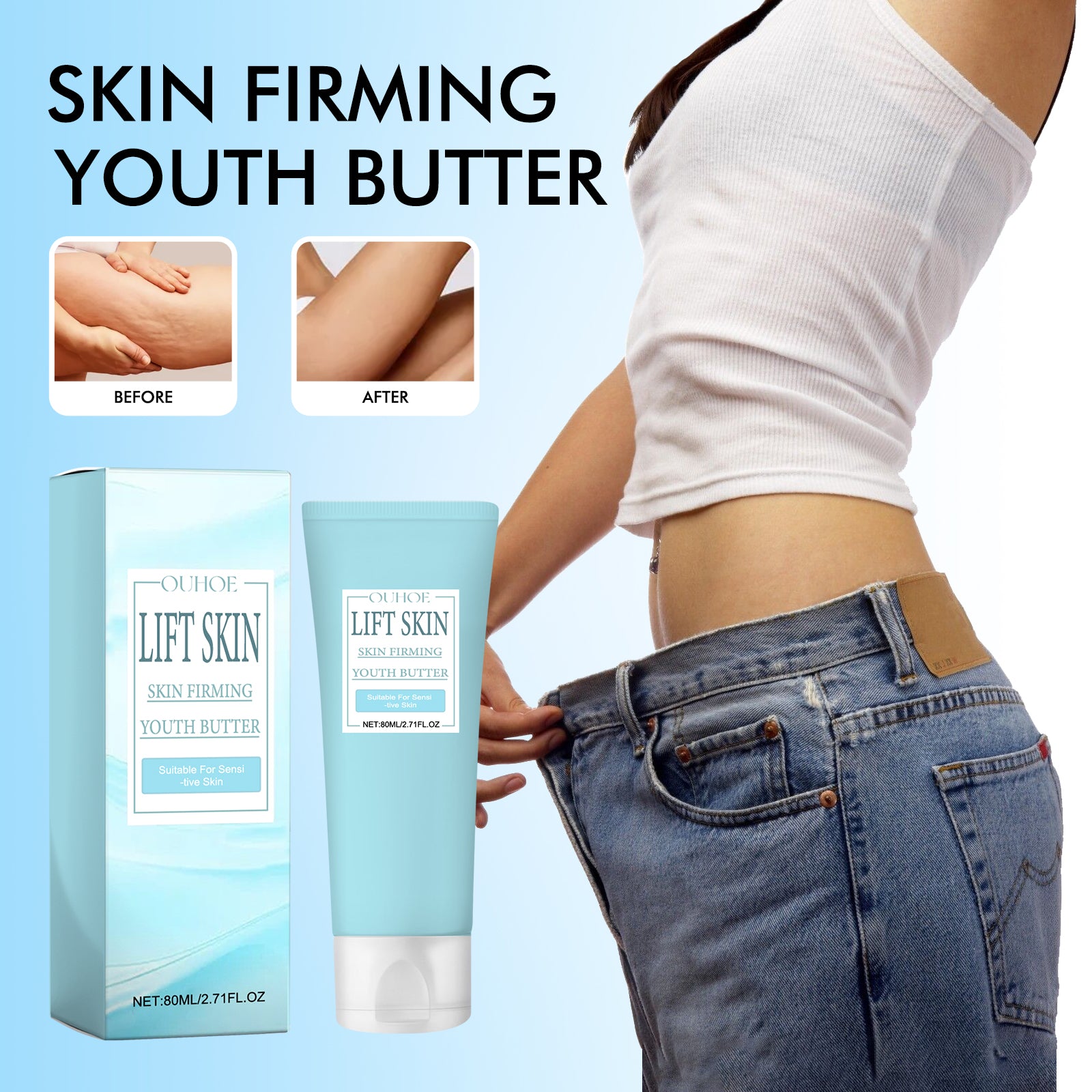 Beurre Raffermissant Jeunesse — Hydratant, Blanchissant & Peau Ferme & Soyeuse