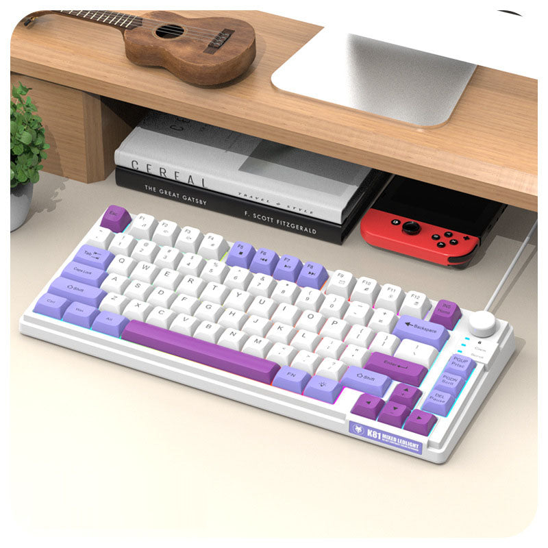 Clavier Gaming Filaire K81 — RGB Tricolore MDA Keycaps