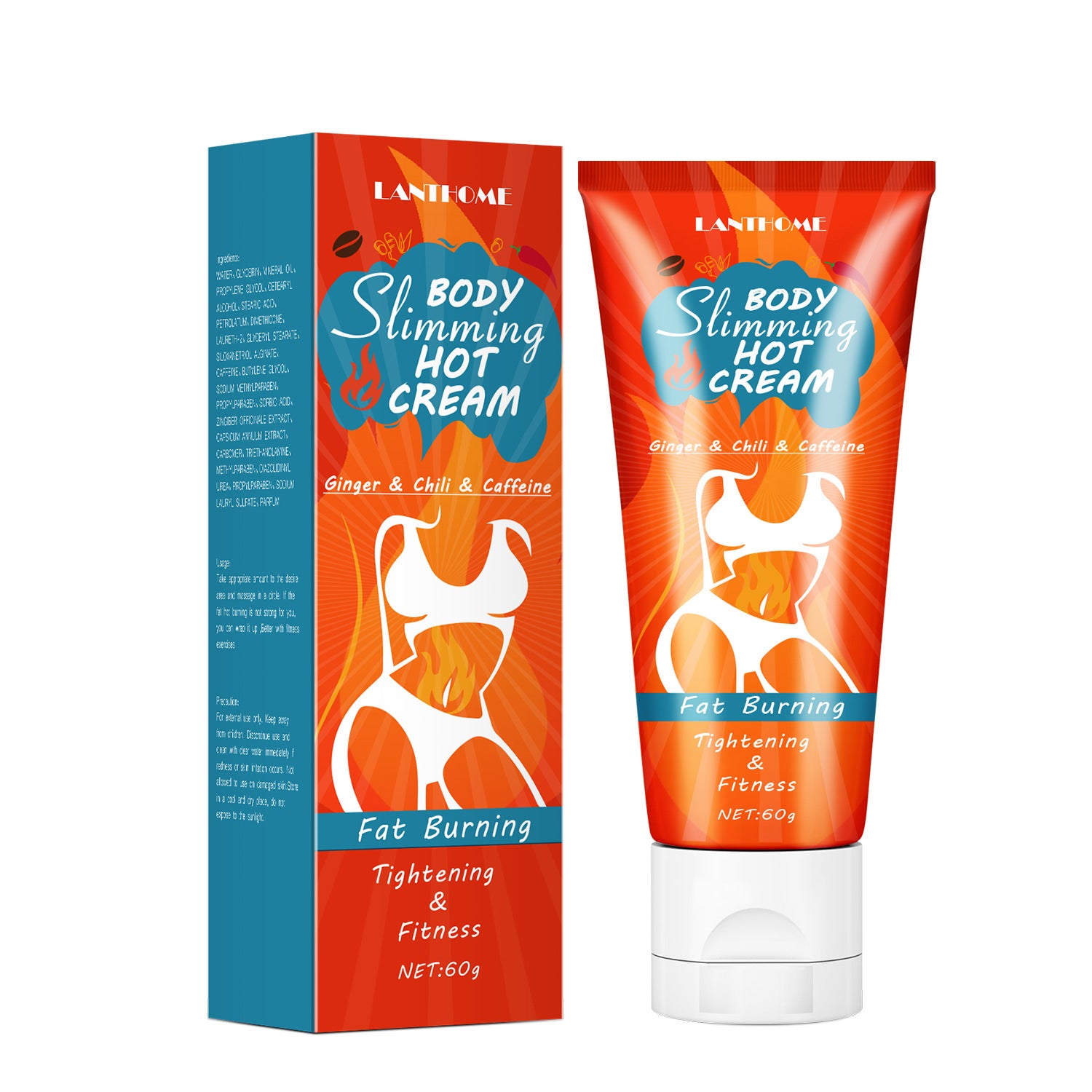 Crème Minceur & Sculptante 60g — Massage, Raffermissante & Silhouette